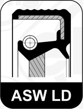 Сальник, уплотнительное кольцо Elring внутренний для Renault Espace III 1996-2002. Артикул 508.926