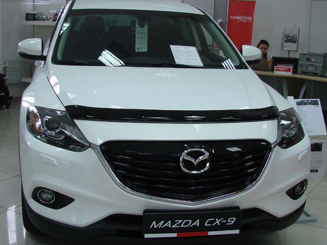 Дефлектор SIM для капота Mazda CX-9 2013-2024. Артикул SMACX90812