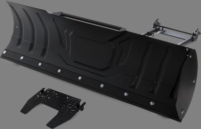 Снегоотвал ATV Iron с универсальной площадкой крепления (штампованный ковш). Артикул 00.5.12