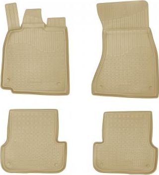 Коврики Норпласт для салона Audi A7 I (4G:C7) 2010-2026 Бежевые. Артикул NPA10-C05-450Beige