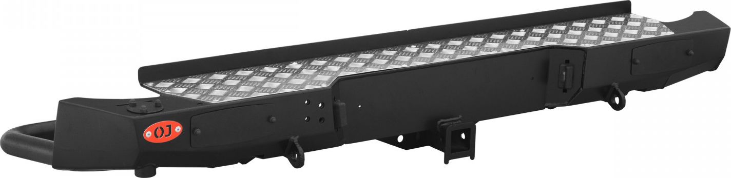 Бампер силовой OJ задний может быть укомплектован левой калиткой для лифтованного Volkswagen Amarok 2010-2016. Артикул 03.136.01