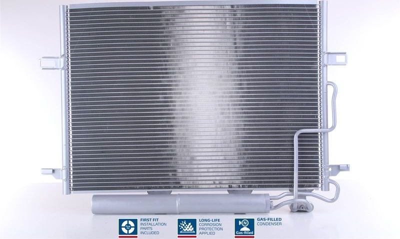 Радиатор кондиционера (конденсатор) Nissens (алюминий). Артикул 94614