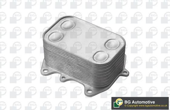 Радиатор масляный (маслоохладитель) для двигателя BGA (алюминий). Артикул CO0103