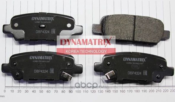 Колодки тормозные дисковые (Dynamatrix-Korea) Dynamatrix-Korea. Артикул DBP4324