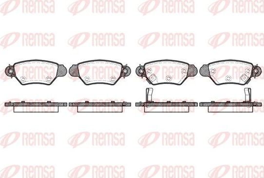 Тормозные колодки Remsa. Артикул 0685.02