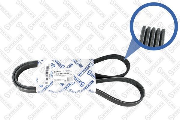 Приводной ремень поликлиновой Stellox для Opel Corsa D 2006-2014. Артикул 05-01355-SX