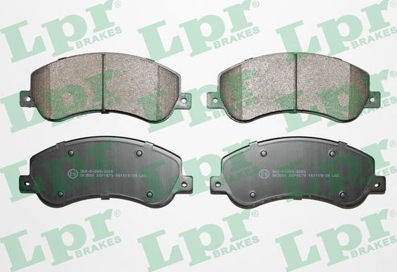 Тормозные колодки LPR. Артикул 05P1679