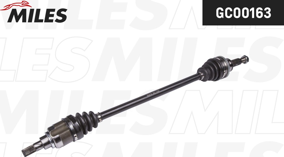 Полуось (привод в сборе, приводной вал) Miles. Артикул GC00163