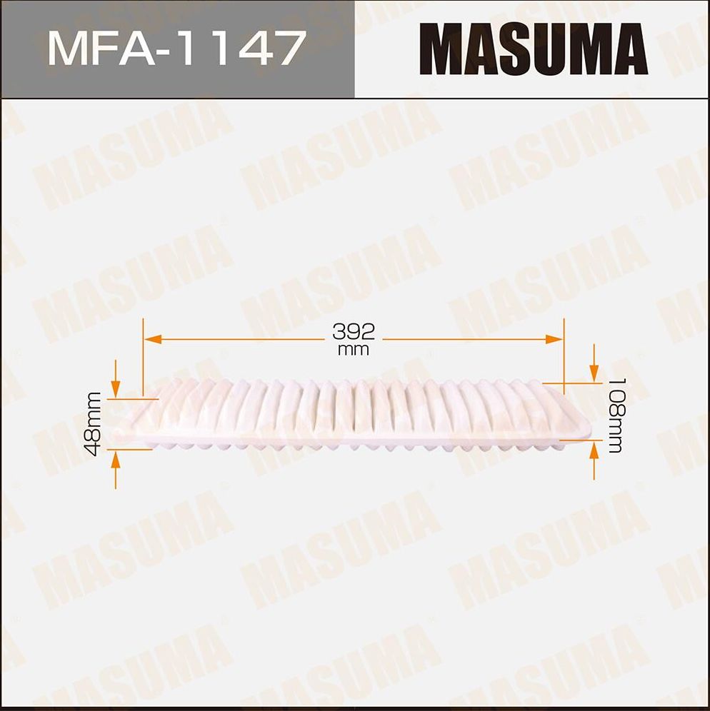 Воздушный фильтр Masuma. Артикул MFA-1147