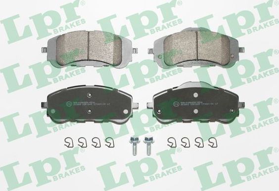 Тормозные колодки LPR. Артикул 05P1845