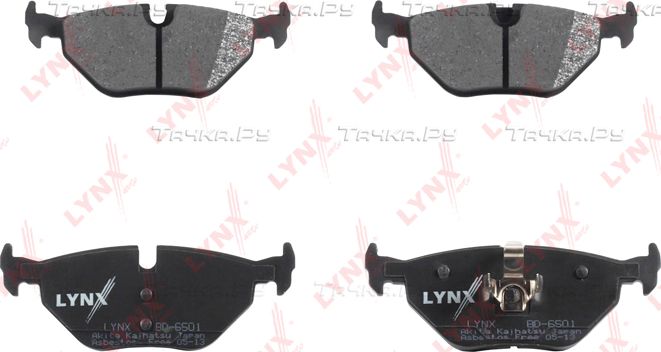 Тормозные колодки LYNXauto задние для Saab 9-5 I 1999-2009. Артикул BD-6501