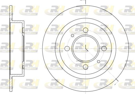 Тормозной диск RoadHouse. Артикул 6424.00