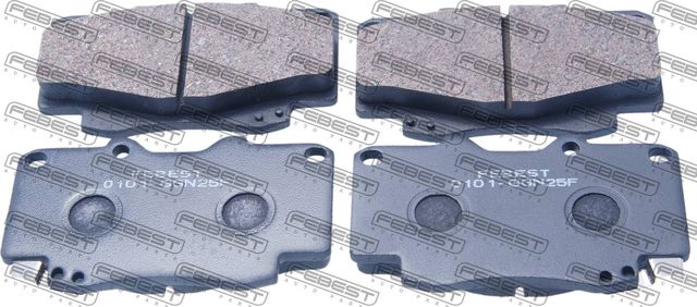 Тормозные колодки Febest. Артикул 0101-GGN25F