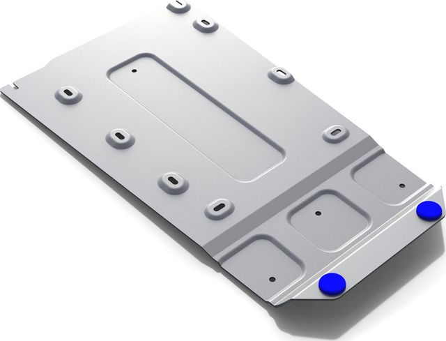 Защита алюминиевая Rival для КПП и РК BMW 5 серия VII G30/G31 4WD 2016-2026. Артикул 333.0530.1