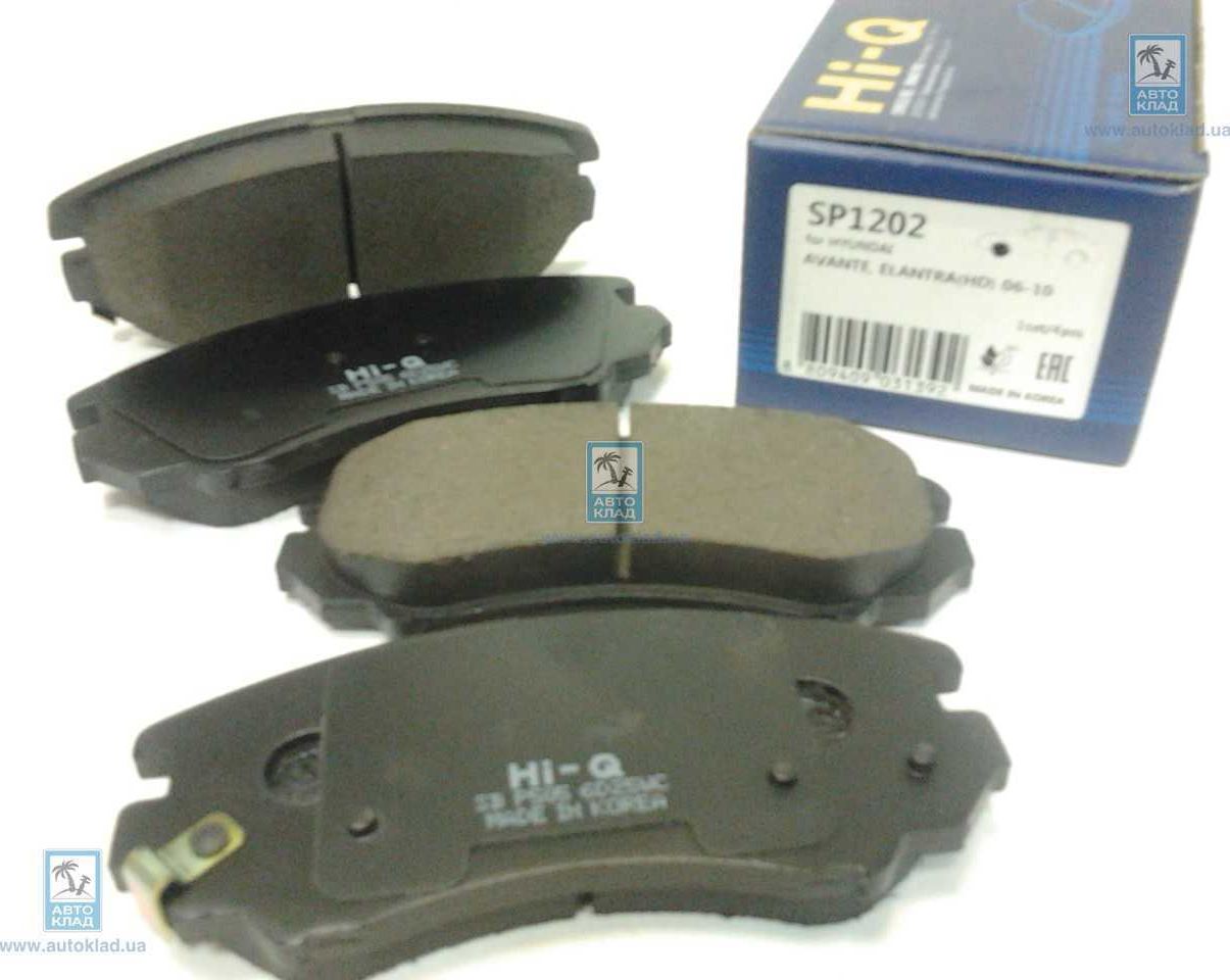 Тормозные колодки Sangsin Hi-Q. Артикул SP1202