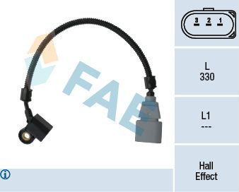 Датчик положения распредвала FAE для Volkswagen Jetta V 2005-2010. Артикул 79331