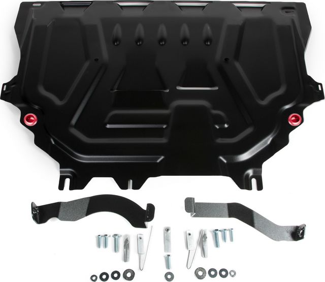 Защита АвтоБРОНЯ для картера и КПП Ford Kuga II 2013-2026. Артикул 111.01873.1