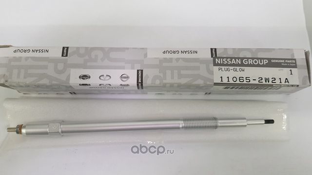 Свеча накаливания Nissan для Nissan Cabstar F24M, F24W 2006-2013. Артикул 110652W21A