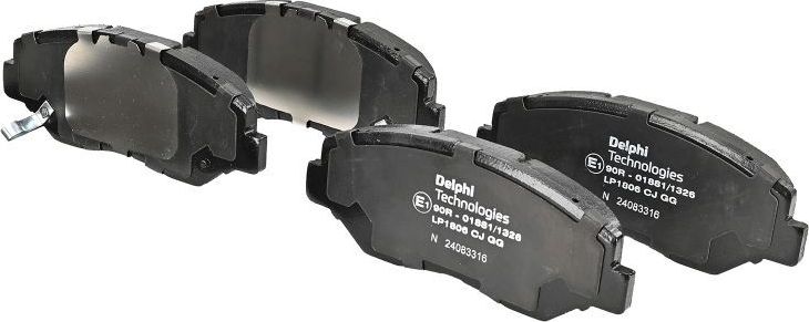 Тормозные колодки Delphi (Low-Metallic) передние для Honda Civic X 2017-2026. Артикул LP1806
