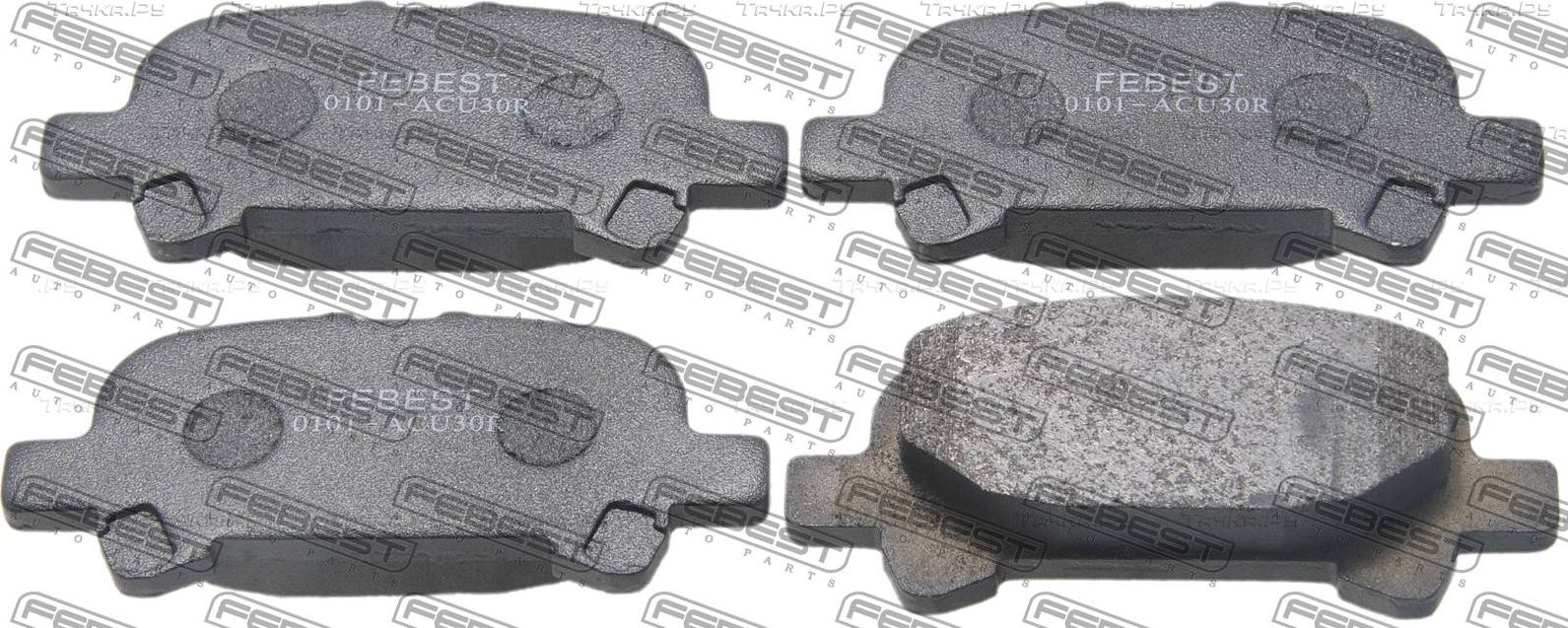 Тормозные колодки Febest. Артикул 0101-ACV30R