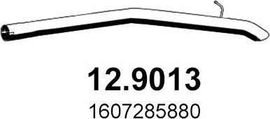 Глушитель Asso задний для Citroen Jumper II 2011-2026. Артикул 12.9013