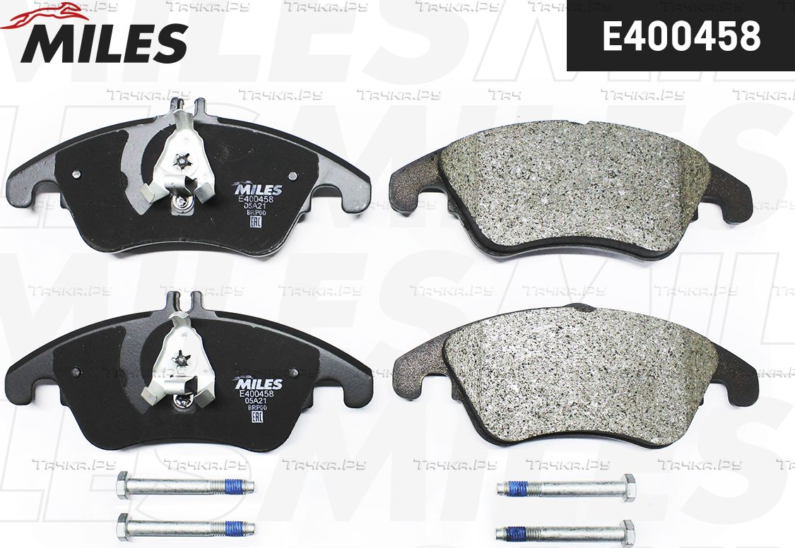 Тормозные колодки Miles (Low-Metallic). Артикул E400458