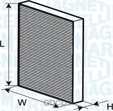 Салонный фильтр Magneti Marelli. Артикул 350203061960