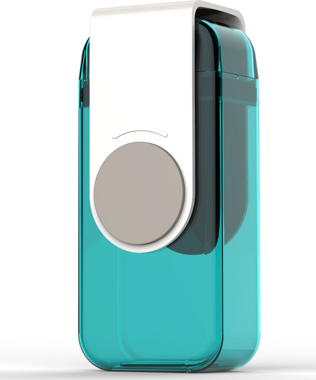 Бутылка Asobu JUICY DRINK, 290 мл, Бирюза/Белый. Артикул JB300.01-WHITE