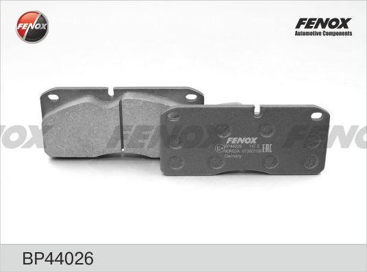 Тормозные колодки Fenox. Артикул BP44026