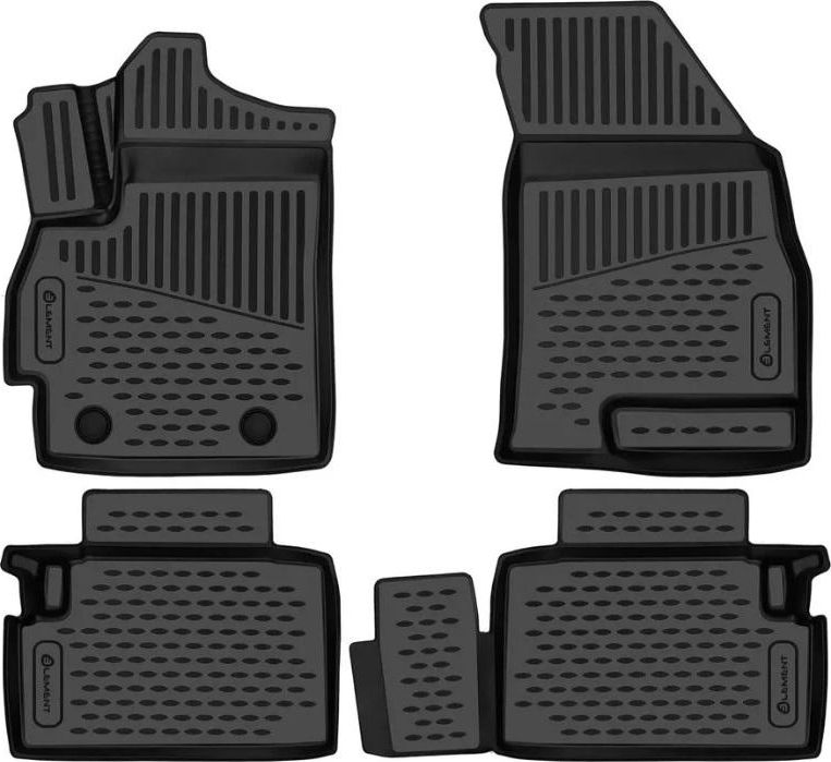 Коврики 3D Element для салона Kaiyi X3, X3 Pro 5 дв. 2023-2026. Артикул ELEMENT3DAN0601210k