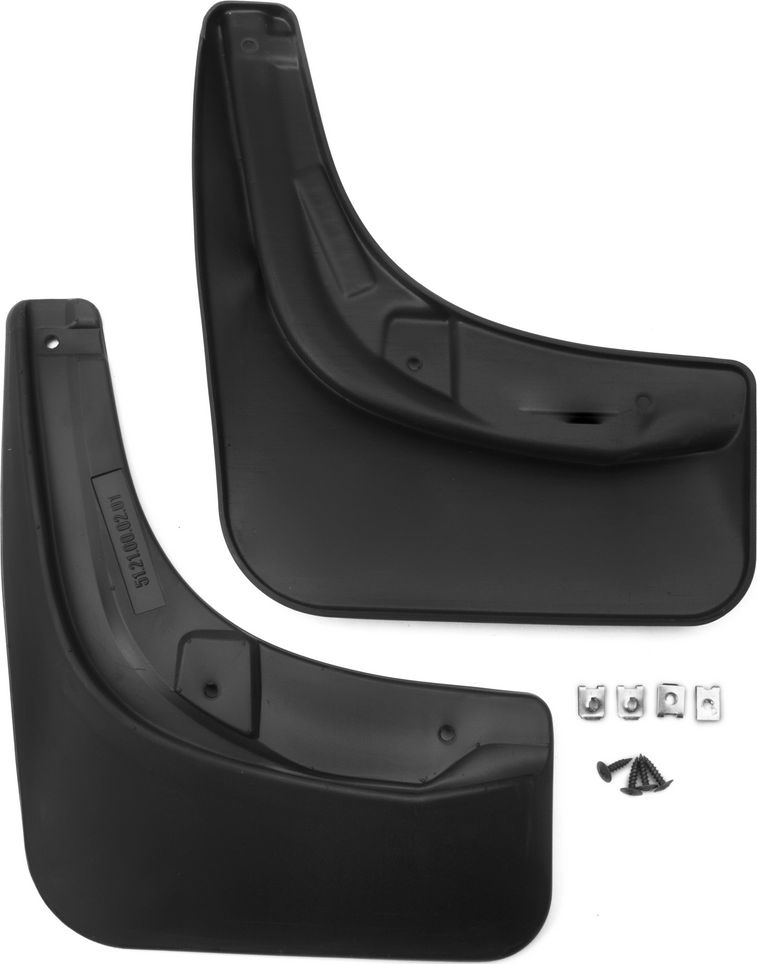 Брызговики Frosch (в пакете) задняя пара для Volkswagen Tiguan I 2007-2016. Артикул NLF.51.21.E13