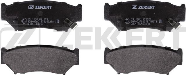 Тормозные колодки Zekkert. Артикул BS-1106