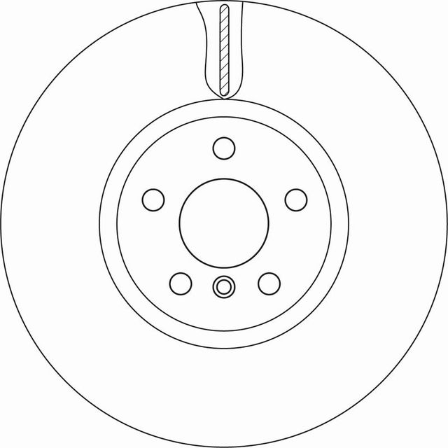 Тормозной диск TRW передний для MINI Hatch III (F55/F56) 2015-2018. Артикул DF6845S