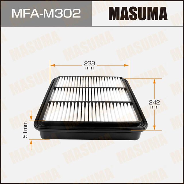 Воздушный фильтр Masuma. Артикул MFA-M302