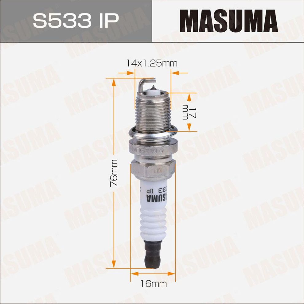Свеча зажигания Masuma. Артикул S533IP