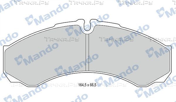 Тормозные колодки Mando передние для IVECO Daily I 1985-1989. Артикул MBF015560