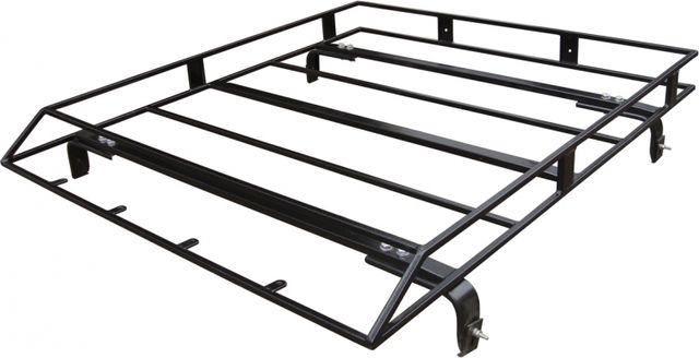 Багажник экспедиционный Podgotoffka 1600х1250х120 мм с креплениями на водостоки (эконом) для ВАЗ 2121, 2131 (Нива) 3дв. 1976-2026. Артикул PGT-B.76.02