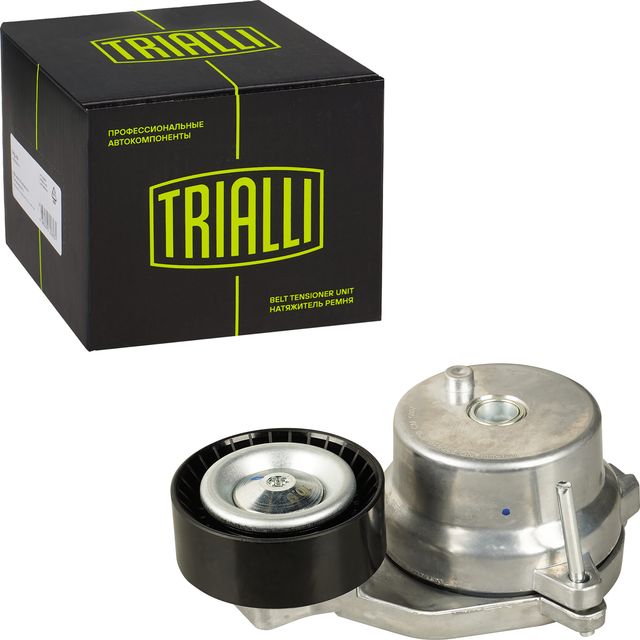 Натяжной ролик (натяжитель) приводного клинового зубчатого ремня Trialli для Chery Tiggo 4 I 2021-2026. Артикул CM 5807