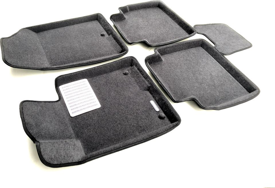 Коврики текстильные Euromat 3D Lux для салона Kia Optima IV 2016-2026 Темно-серые. Артикул EM3D-002929G