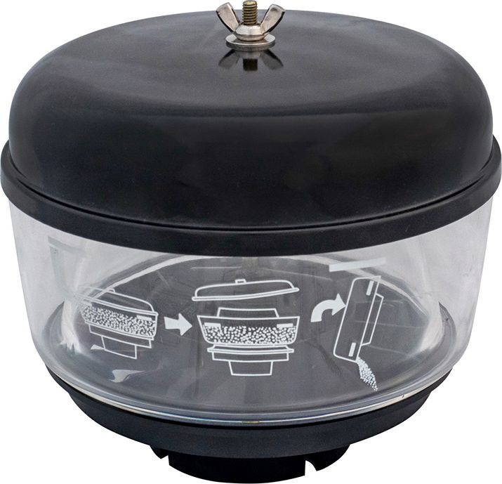 Насадка на шноркель China с предочистителем воздуха прозрачная (диаметр 3"). Артикул PC30-CH