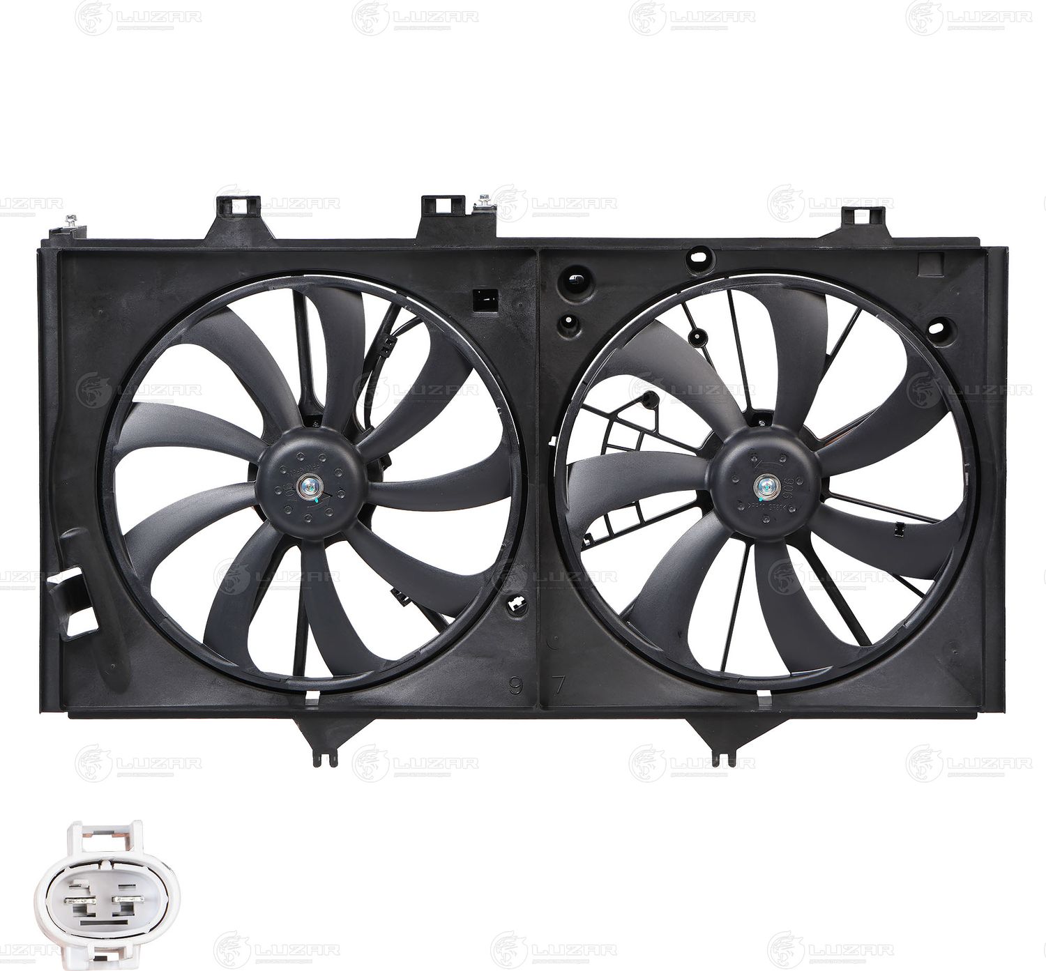 Вентилятор радиатора двигателя Luzar. Артикул LFK 1919
