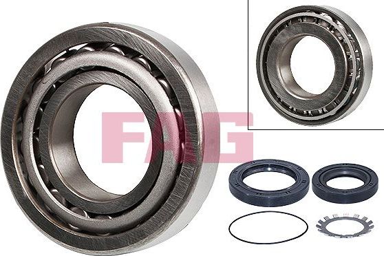 Ступичный подшипник (комплект) Fag задний для Mazda BT-50 I 2006-2015. Артикул 713 6157 00