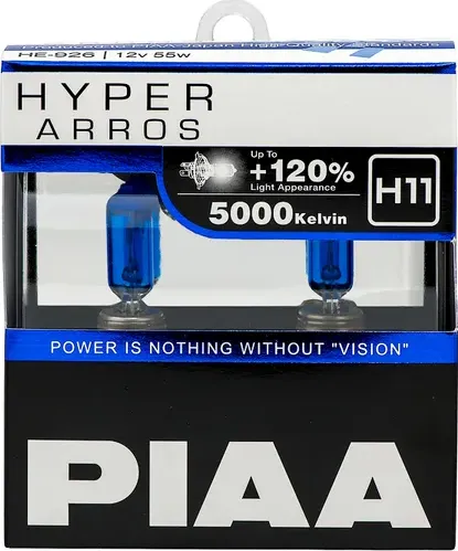 BULB HYPER ARROS 5000K H11 55W Лампа (Piaa). Артикул HE926H11