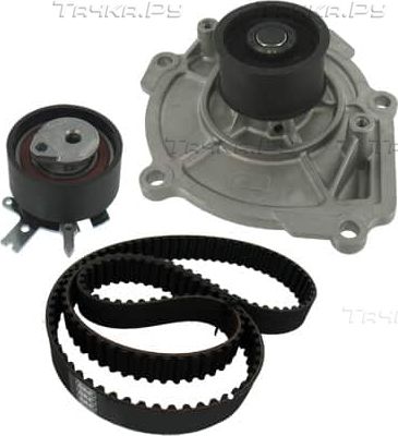 Помпа (водяной насос) с комплектом ремня ГРМ SKF для LTI TX I 2006-2002. Артикул VKMC 08502