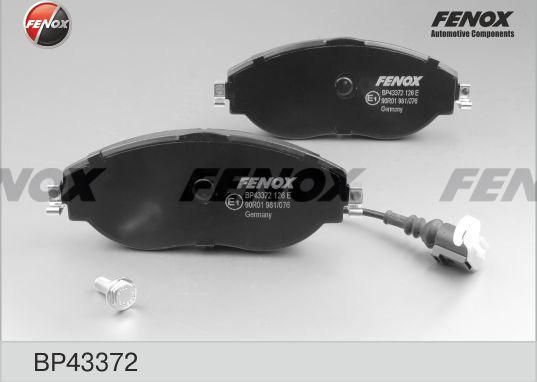 Тормозные колодки Fenox. Артикул BP43372