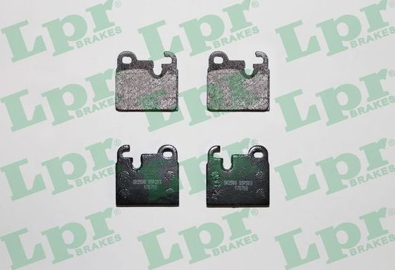 Тормозные колодки LPR для BMW 5 I (E12) 1973-1981. Артикул 05P203