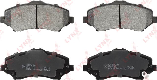 Тормозные колодки LYNXauto передние для Fiat Freemont 2011-2016. Артикул BD-4210