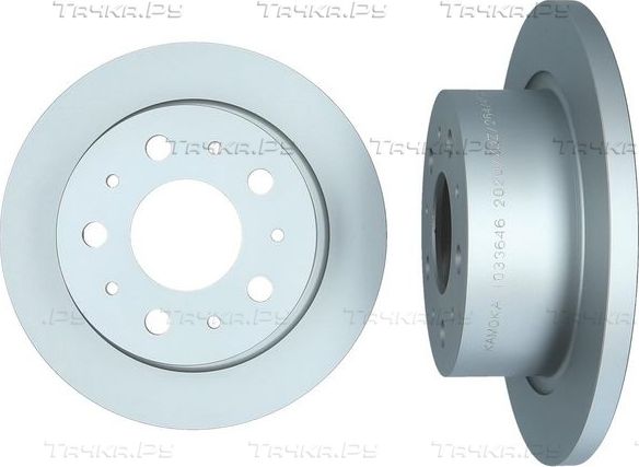 Тормозной диск Kamoka задний для Fiat Ducato III 2006-2026. Артикул 1033646