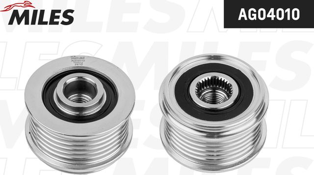 Муфта генератора обгонная Miles для Land Rover Range Rover Evoque I 2011-2018. Артикул AG04010