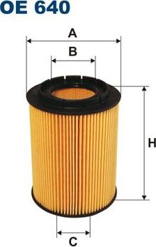 Масляный фильтр Filtron для Audi S8 I (D2) 1999-2002. Артикул OE 640